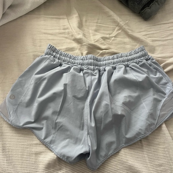 lululemon hottie hot shorts light blue color - Picture 2 of 3